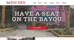 Desktop Screenshot of bayoujoes.com