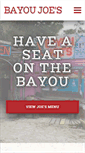 Mobile Screenshot of bayoujoes.com